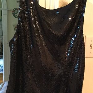 Ann Taylor Tops - Black sequins evening top Ann Taylor Ann Taylor Tops - Black sequins evening top Ann Taylor